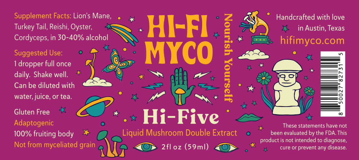 Hi-Five 2 oz Mushroom Extract